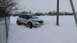 Renault Kaptur по снегу!