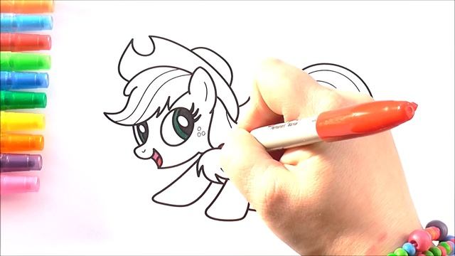 Май Литл Пони Мультик Раскраска Рисуем Раскраски Видео для Детей смотреть онлайн