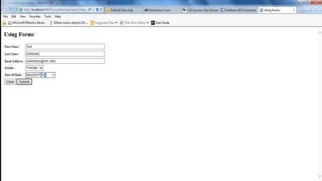 Creating a JSP Web Application with a Form смотреть онлайн