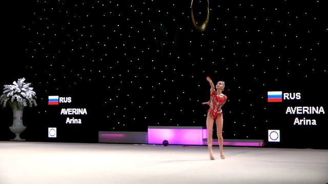 AVERINA Arina (RUS) Hoop | FIG Miss Valentine Grand Prix 2020 Tartu ♡ Miss Valentine 2020 смотреть онлайн