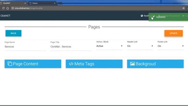 CMS App How to edit Page - ClickNET смотреть онлайн