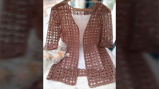 Latest Lace crochet Cardigans/women Fashion Cardigans смотреть онлайн