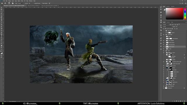 Screenshot Matte painting #5 | Pistol Necro | Guild Wars 2 смотреть онлайн
