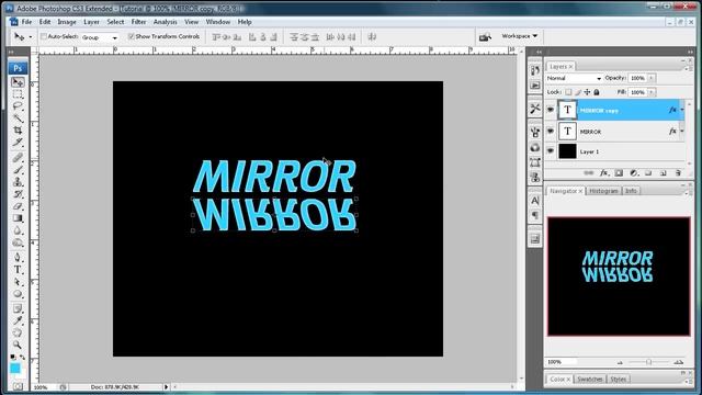 Photoshop Tutorial: Make a Reflection! -HD- смотреть онлайн
