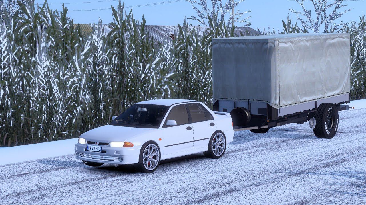 [ETS 2] Mitsubishi Lancer GLX 1994_AllWheelDrive Evolution Cargo Delivery Controll смотреть онлайн
