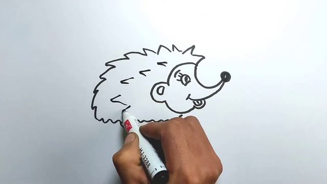 Bolalar uchun Tipratikan rasm chizish / Drawing hedgehogs for kids / рисунок ёжиков для детей смотреть онлайн