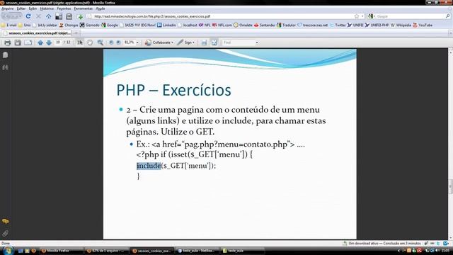 Utilizando o GET e include no PHP смотреть онлайн
