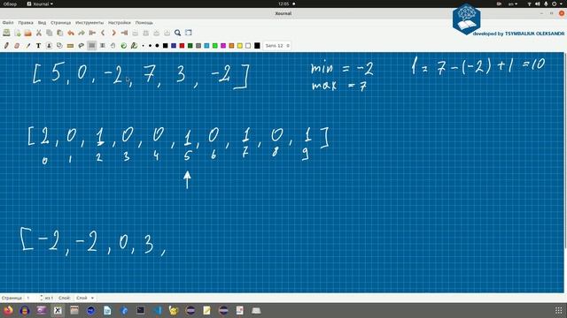Алгоритмы. Сортировка подсчетом. Реализация на Python и Java. смотреть онлайн