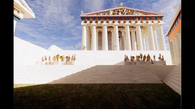 The PARTHENON 3D - reconstruction NEW LIGHTS!!!!! смотреть онлайн