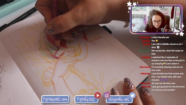 Chat + Draw with Coloured Pencils Twitch Stream - 11/06/212 смотреть онлайн