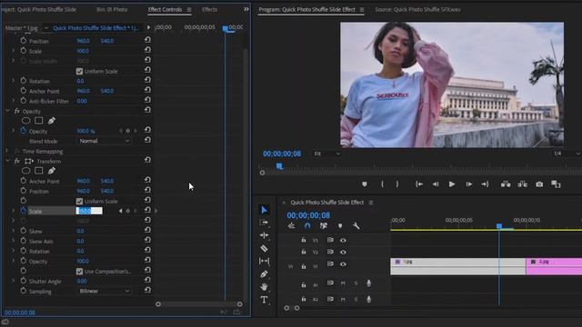Quick Photo Shuffle Effect - Adobe Premiere Pro Tutorial смотреть онлайн
