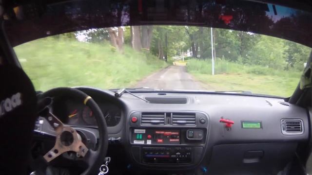Onboard Rallye Český Krumlov 2015 - Dohnal-Kouřil - Honda Civic 1,6 Vti - RZ10 - Kohout 2 смотреть онлайн