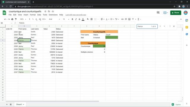 countunique and countuniqueifs in google sheets | logic greeky смотреть онлайн