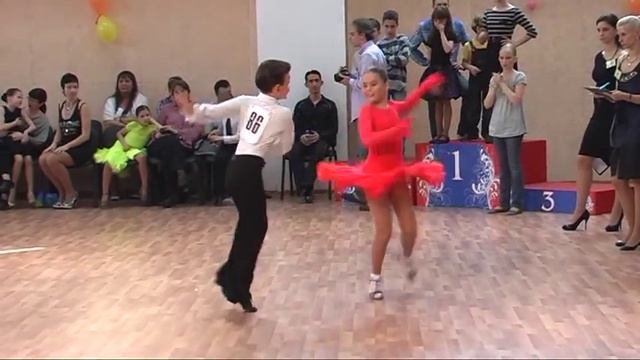 Нагибин Кирилл-Гутникова Елена,D 11 лет, Латина смотреть онлайн
