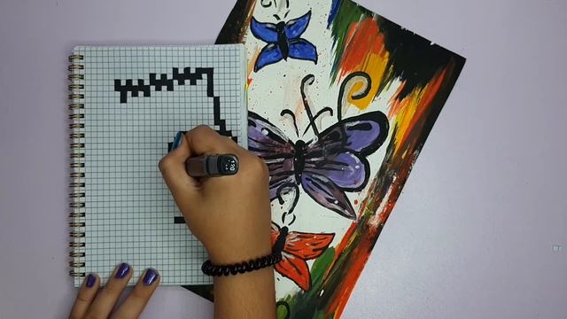 Рисуем Барта Симсона по клеточкам | Как нарисовать Барта Симсона смотреть онлайн