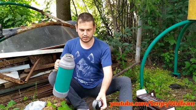 Термос для чая 3 литра, походная кружка, туризм и отдых на природе