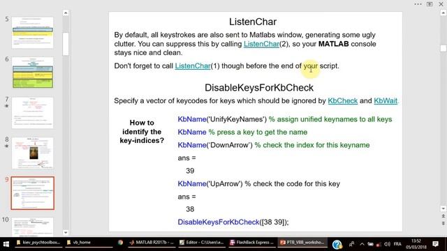 Psychtoolbox practical course - Day 3 - Part 1: PTB function overview, timing and keyboard function смотреть онлайн