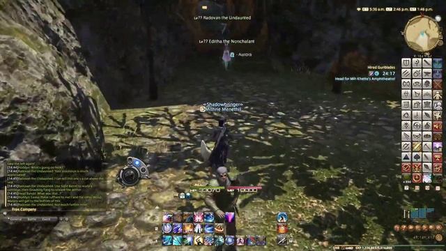 FFXIV 5.2 1445 Gunbreaker Quest Level 60 смотреть онлайн