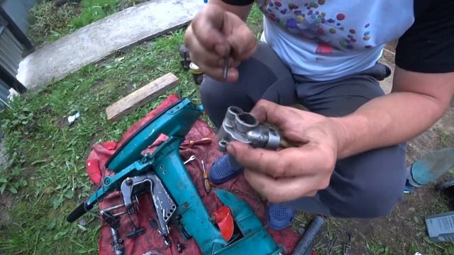 Лодочный мотор - ВЕТЕРОК 8 в разобранном виде | Доработки мотора | Восстановление работоспособности смотреть онлайн