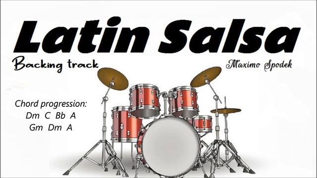 LATIN SALSA BACKING TRACK IN Dm FOR DRUMS смотреть онлайн