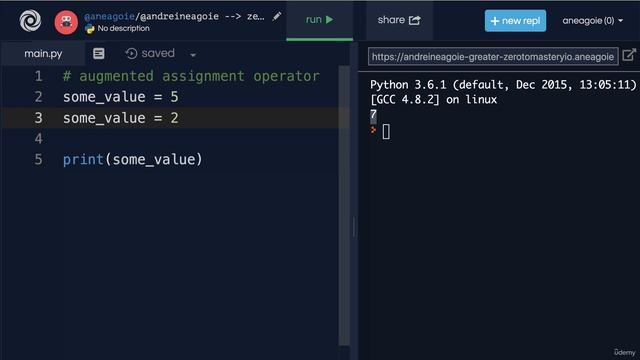 Augmented Assignment Operator in python - python basics-python tutorials - lecture 14 смотреть онлайн