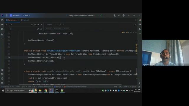 2023 Java Training Session 67 Buffered InputStream OutputStream, Input from Command-line or Scanne смотреть онлайн