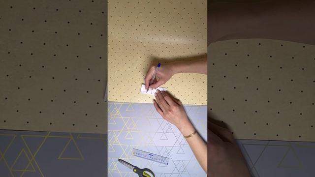 Как легко сделать гирлянду из бумаги А4 .Вырезаю ёлочки из бумаги #оригами смотреть онлайн