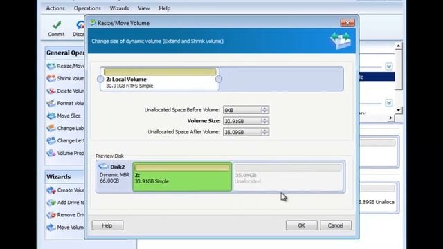 How to Resize Dynamic Disk with AOMEI Dynamic Disk Manager смотреть онлайн