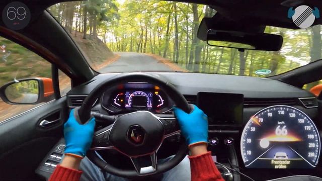 Renault Clio V TCe 130 (2021) AUTOBAHN POV TOP SPEED ?