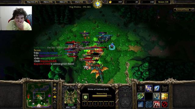 Warcraft 3: Reforged CZ/SK | #1096 | Survival Chaos 3.81 - 3 korgalové na mě смотреть онлайн