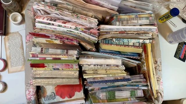 Organize with Me - Decoupage Napkins смотреть онлайн