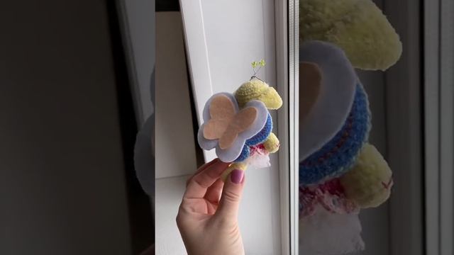 Вязаный слоник крючком. Можно купить. Слон бабочка. смотреть онлайн