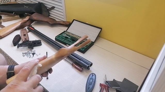 Новый приклад и цевье на ружье ИЖ-43, МР-43. смотреть онлайн