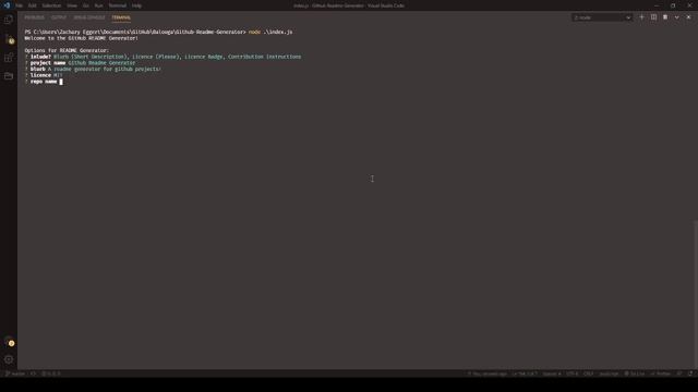 Github Readme Generator смотреть онлайн