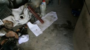 Замена помпы ланос 1.5 с гур.  Натяжка ремня ГРМ с помощью помпы.