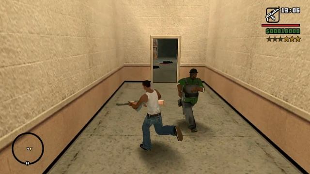 What happens if Grove Street Family robs bank at the begininng of GTA San Andreas (DYOM) смотреть онлайн