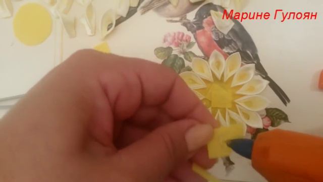 DIY Kanzashi / Цветочек на повязку смотреть онлайн