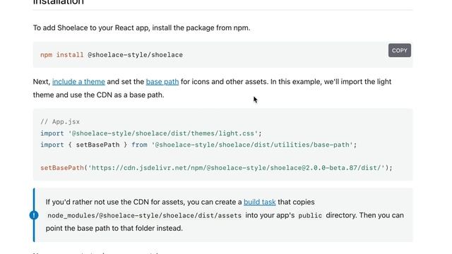 Installing Shoelace in a React App смотреть онлайн