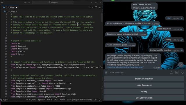 Mobile OpenAI Chatbot with Langchain: Build a Mobile Web Chatbot for your documents on the Go! смотреть онлайн
