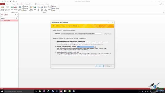 How to Import Data from Excel in Microsoft Access 2016 смотреть онлайн