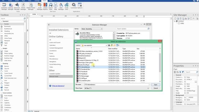 How to install a new extention in wysiwyg web builder смотреть онлайн