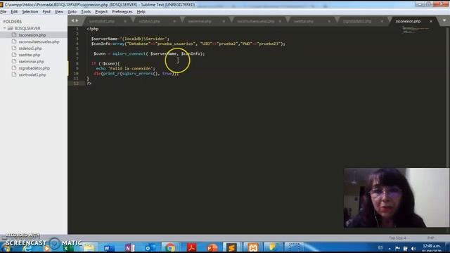 CRUD con SQL Server y PHP смотреть онлайн