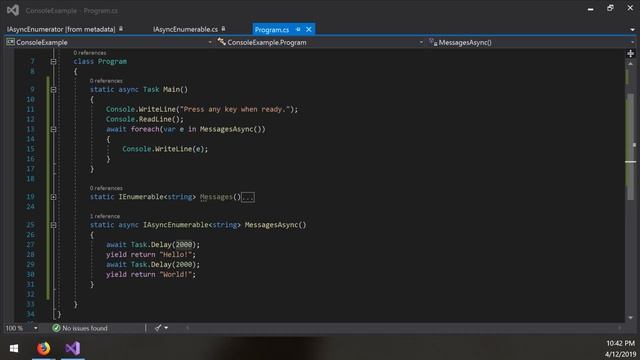 C# 8 and .NET Core 3: Async Streams смотреть онлайн