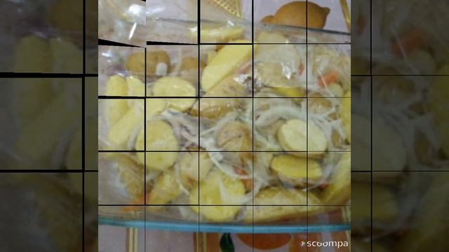 свиные ребрышки с картофелем запечённые в духовке. смотреть онлайн