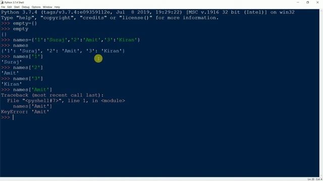 #14 Getting Start With Python | Dictionaries in Python | Methods. смотреть онлайн