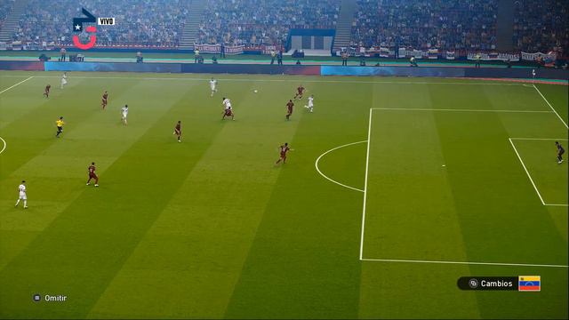 Venezuela Vs Chile // Eliminatorias Sudamericanas 2026 (Pes 2021 Dream Patch)