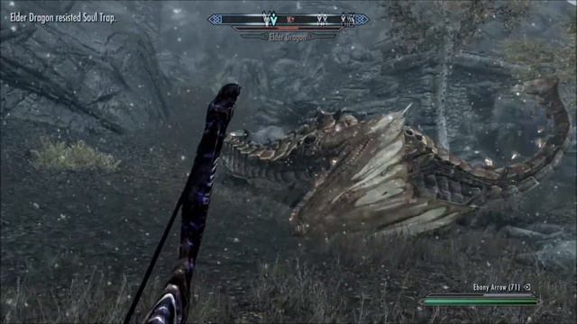 The Razer Blade Vs. Skyrim HD - Killing A Dragon