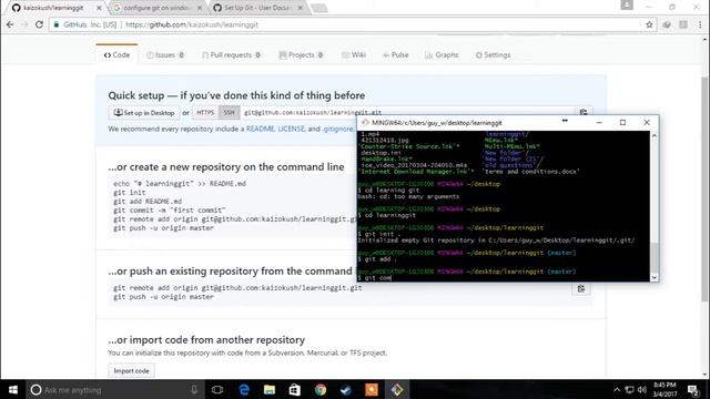 GIT Basics for Github (on Windows) смотреть онлайн