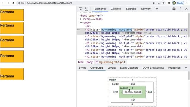 Margin dan Padding Bootstrap 5.#9 смотреть онлайн