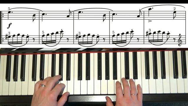 Learn To Play Arabesque (J.F. Burgmuller) - Piano Tutorial Part 2 смотреть онлайн